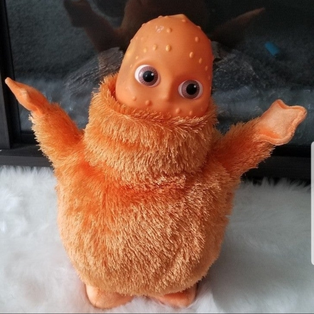 Boohbah Plush Zing Zing Zingbah Dance Along Orange Dancing 13" 2004 Works